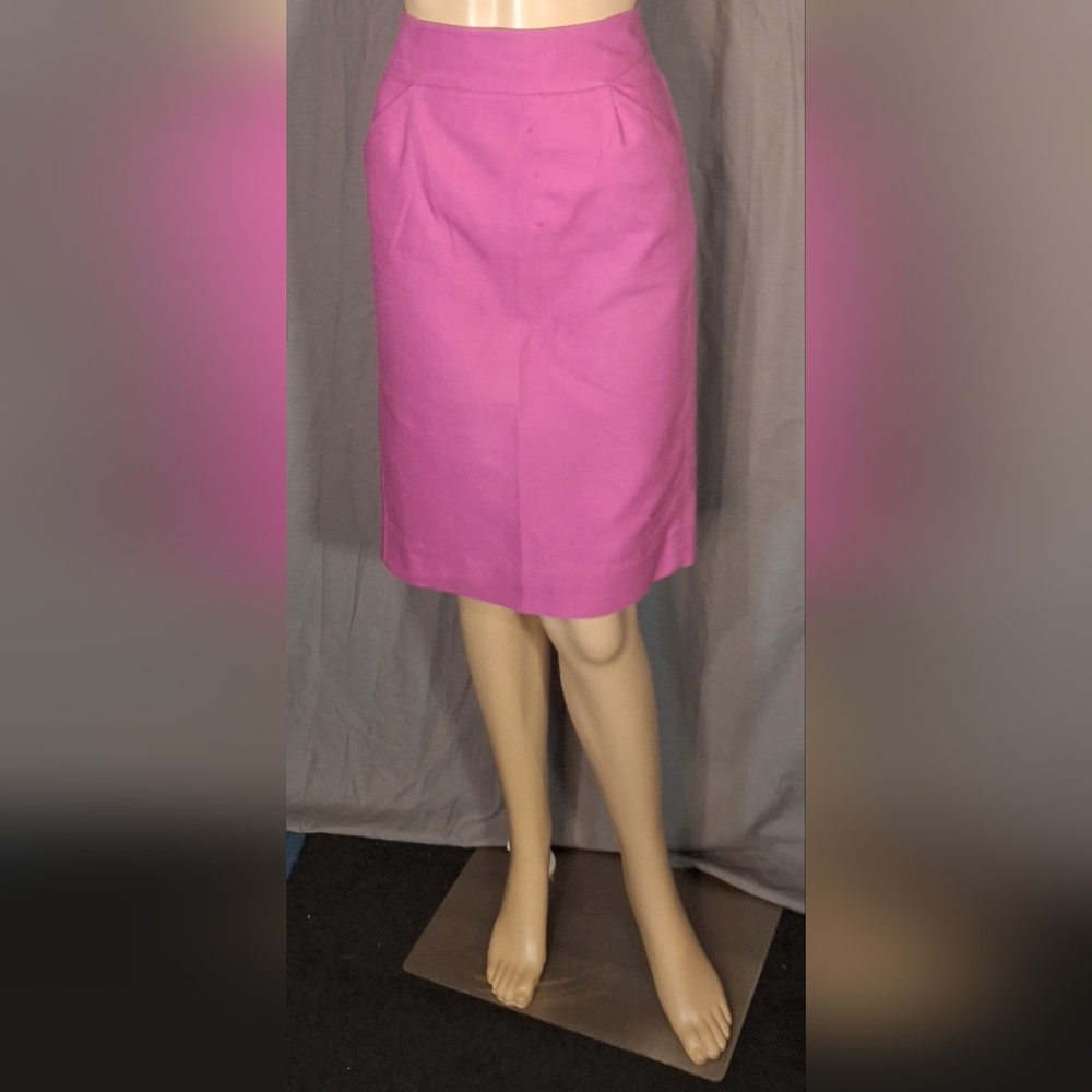 J. Crew Vibrant Pink Pencil Skirt/ Size 0